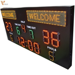 Tabellone segnapunti digitale per il conto alla rovescia 24s con orologio da tiro - Product Image 1