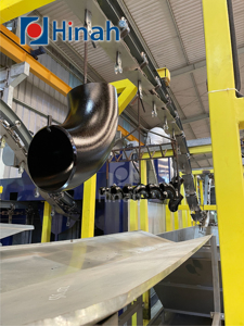 Automatic Liquid Painting Dip Line <strong>System</strong> Equipment Production Line for Flange and Pipe with Oven - Product Image 5