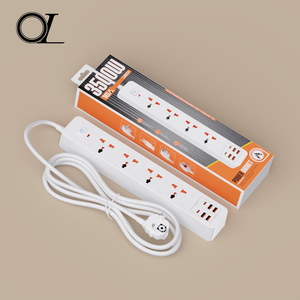 Soquete universal inteligente do cabo de extensão do OL, tira do poder com proteção múltipla do impulso da relação do <span class=keywords><strong>USB</strong></span> para o hotel e o uso home