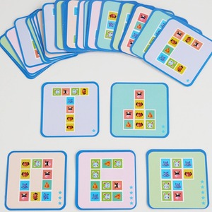 <strong>Pattern</strong> Matching <strong>Building</strong> <strong>Blocks</strong> Game Powerful Brain <strong>Building</strong> <strong>Blocks</strong> and Card Matching Wooden Toy - Product Image 4
