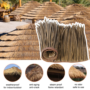 Paja de Palma artificialtecho hierba palapa techo de paja sintetica tổng hợp nhân tạo thatch mái để bán - Product Image 5