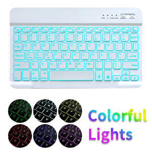 BT sottile Desktop Wireless tastiera Mouse Combo Mini interfaccia USB ricaricabile per PC portatile e MacBook stile meccanico - Product Image 5