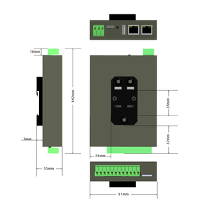 Fabricante BACnet IP/MSTP y Modbus TCP/RTU Server Gateway Web Configurable Configuration Convert