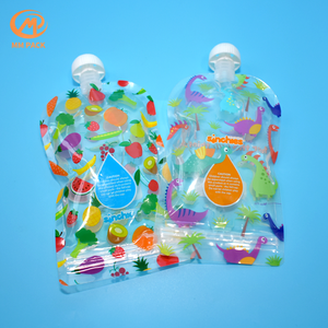 Özel baskılı LDPE aperatif ve anne sütü çanta yeniden Zip kilit dik durabilen poşet bebeğin gıda içecekleri jöle ile kullanın - Product Image 1