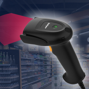 Großhandel RS232 Kabel gebundener Barcode-Scanner QR-Code-Terminal USB-Schnitts telle Preis prüf funktion auf Lager - Product Image 6