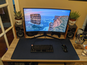 Custom E-sports Gaming Printed <strong>Keyboard</strong> Pad Non Slip Material PVC PU Leather Pad Protector Desk Mat Custom <strong>Computer</strong> Mouse Pad - Product Image 5
