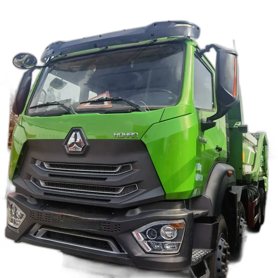 Sinotruk Haohan N5W Euro 5 Diesel 340hp 8*4 Caminhão basculante usado pesado grande 8x4 12 Caminhão basculante da roda 30t