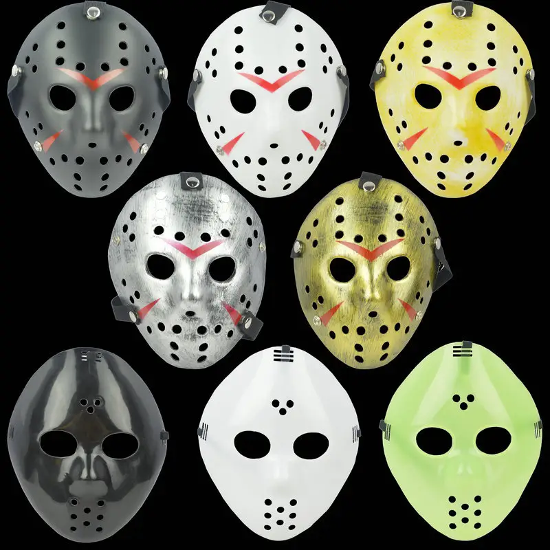 Máscara jason voorhees vs freddy hockey, máscara de halloween, para festas, fantasia