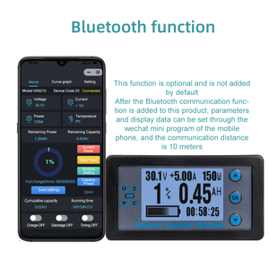 VA9210 DC8-120V digitale voltmetro amperometro batteria indicatore di capacità Hall Coulomb misuratore Tester rilevatore di potenza misuratore di prova di energia - Product Image 4