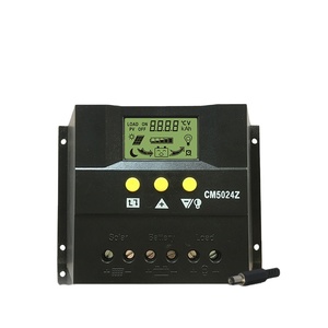 Датчик температуры Большой ЖК-дисплей 12 24 48 Вольт 40a 50a 60a PWM контроллер солнечного заряда CM5024 - Product Image 2