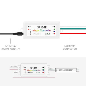 SP105E für Bluetooth APP Dimmer Magic LED Controller Adressierbarer programmier barer Pixel-LED-Streifen für WS2811 WS2812B - Product Image 6