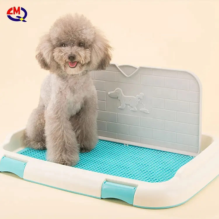 Toilettes d'intérieur d'entraînement pour chiens, tapis de toilette portable, pour le nettoyage des animaux domestiques, plateau