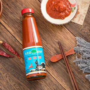 Nhà Máy Tùy Chỉnh Khổng Lồ Cây Nhãn Hiệu Riêng Hạt Tiêu Ớt Nước Sốt Trung Quốc 227G Hot-Chili Dán Ớt - Product Image 2