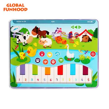 Globale drone YS2602B fun farm giocattoli di apprendimento tablet Comput apprendimento Giocattoli Educativi per Bambini ABC Y Pad giocattolo con la Luce