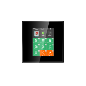 Interruptor WIFI de pared inteligente con alarma táctil LCD L8 de alta calidad con 3 sensores de puerta inalámbricos y 3 detectores de movimiento que funcionan con la aplicación Tuya - Product Image 2