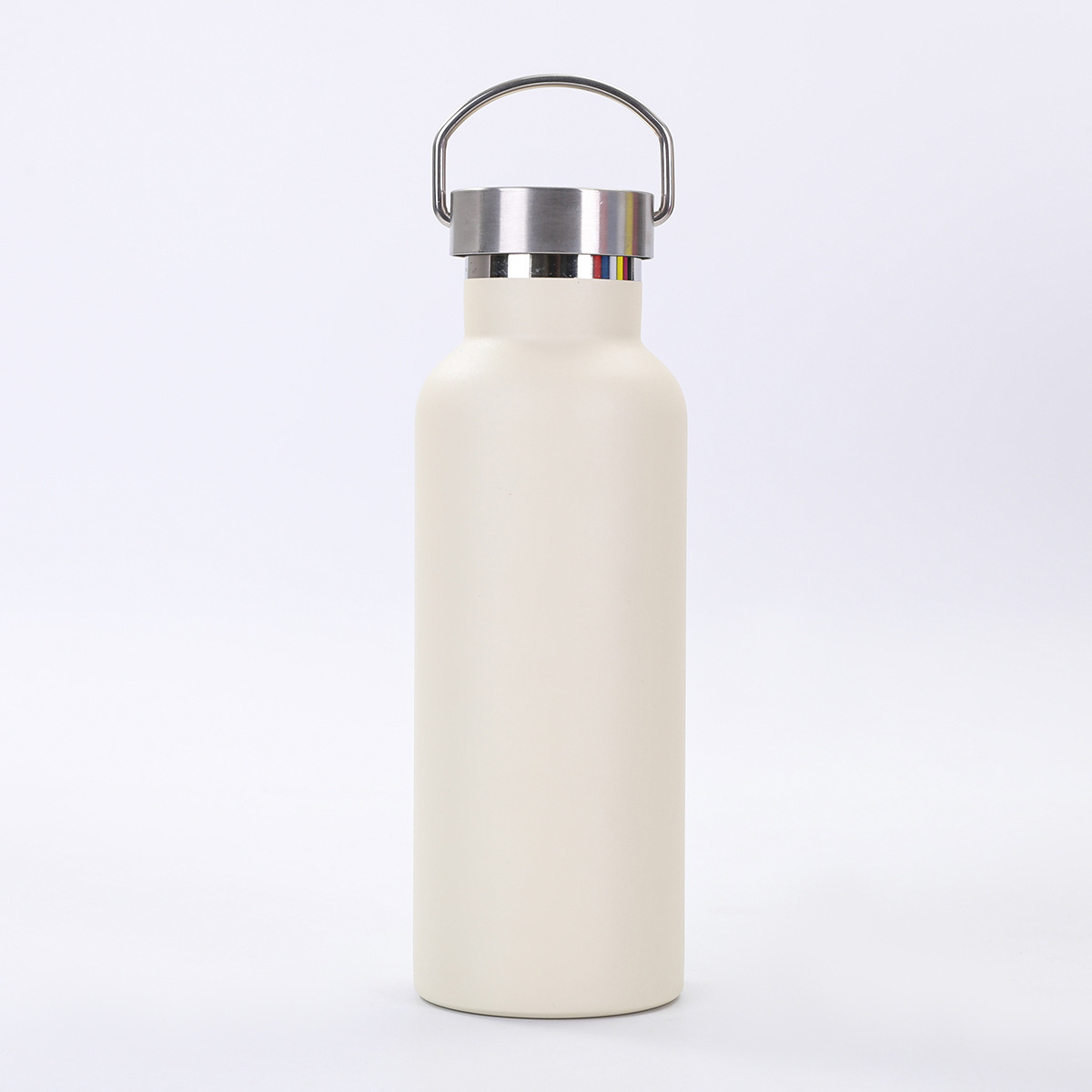 creamy white