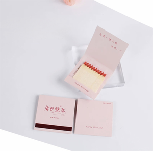 Özel kağıt ahşap kitap tarzı maçlar Matchbook dış kabuk üzerinde logo özelleştirmek yaratıcı renkli maçlar - Product Image 6