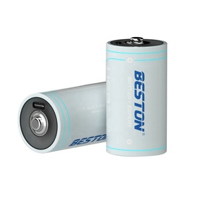 BESTON 2023畅销书1.5V 6000mWh USB锂离子充电电池，带手电筒指示器的C型端口D尺寸电池 - Product Image 2