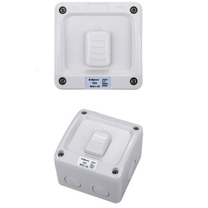 AS/NZS標準SAA250V 20A IP66耐候性アイソレータースイッチ表面スイッチ1つのギャング耐候性屋外スイッチ