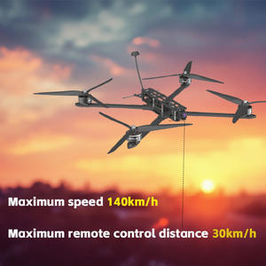 15 inch sợi carbon FPV drone D15-V1-8S 8kg max tải trọng 140 km/h tốc độ cao cho nặng nâng - Product Image 2