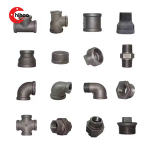 Phụ kiện đường ống dẫn nước bằng sắt mạ kẽm dễ uốn-1/4 "-6" NPT, chống ăn mòn cho đường ống chữa cháy - Product Image 1