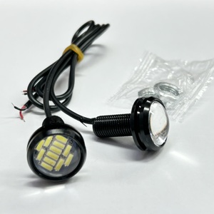 Cob หลอดไฟสัญญาณ LED สำหรับรถยนต์ไฟวิ่งกลางวันไฟตัดหมอกรูปเหยี่ยวไฟเบรคถอยจอดรถสีเหลืองขนาด23มม. ไฟขับรถใหม่ - Product Image 5