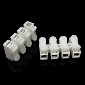 ConnectorFirst 2pin Conector de bloque de terminales de cable de empuje rápido eléctrico de plástico - Product Image 5
