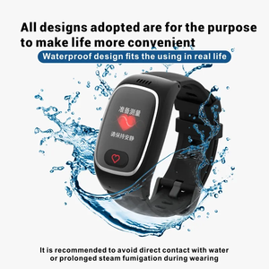 Orologio per anziani 4G protocollo GPS WiFi LBS Location VL16 Smart watch TCP IP Sever Docking Fall Down allarme SOS PPG Care salute sicura - Product Image 2