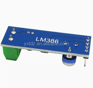 Módulo AMPLIFICADOR DE POTENCIA DE Audio YIXINTAI LM386, placa amplificadora de ganancia de 200 veces, amplificador de potencia Mono, entrada de 5V-12V - Product Image 2