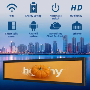Полка края дисплей сетевой рекламный монитор Usb Media Player Digital texted Bar Lcd - Product Image 4