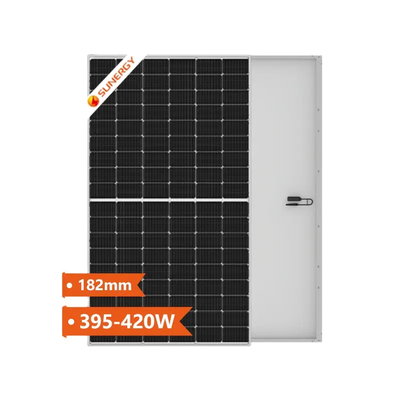 SUNERGYパネルソーラーEU在庫400W 405W 410W 415W 420Wソーラーパネル太陽エネルギーシステム用薄型フィルム