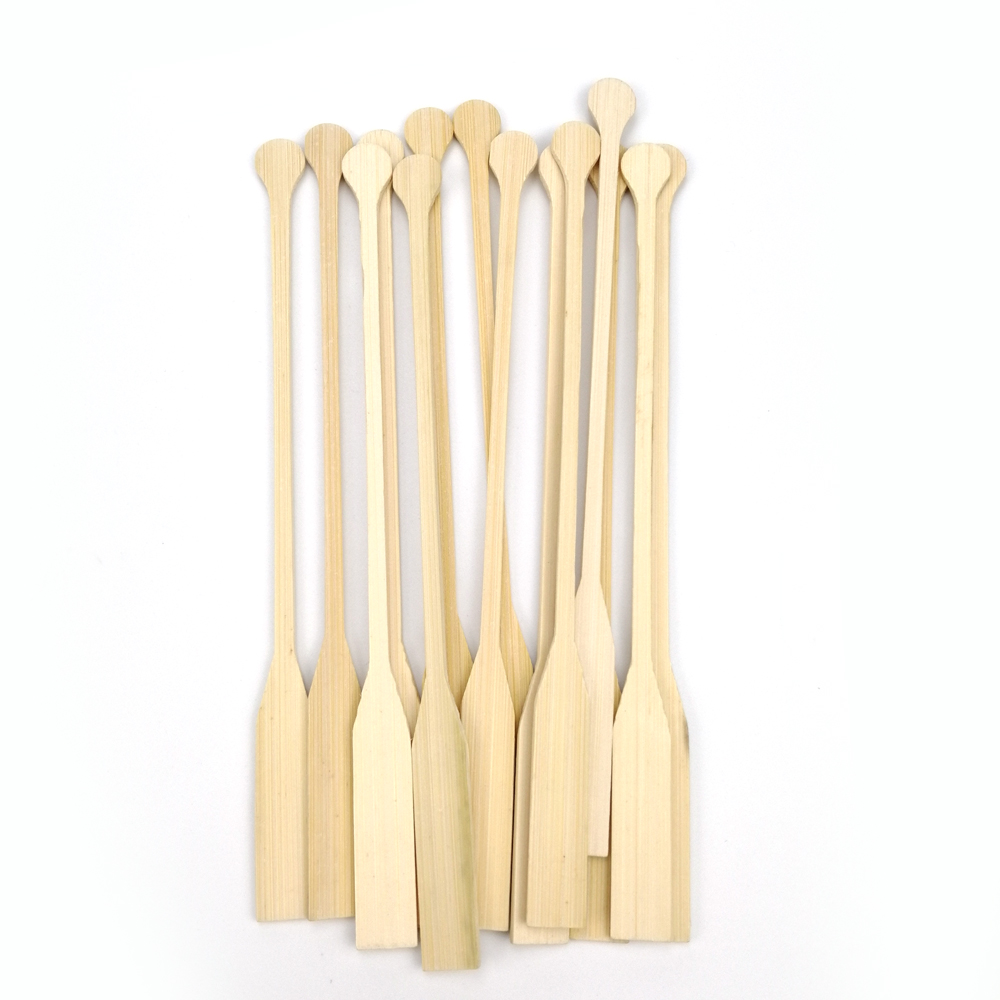 Agitador de bambú de la paleta