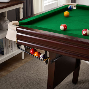 Portable 3-in-1 Solid Wood Folding Billiard Pool Table Multi Game Snooker Table with <strong>Excellent</strong> Folding <strong>Function</strong>, TP-BW198P