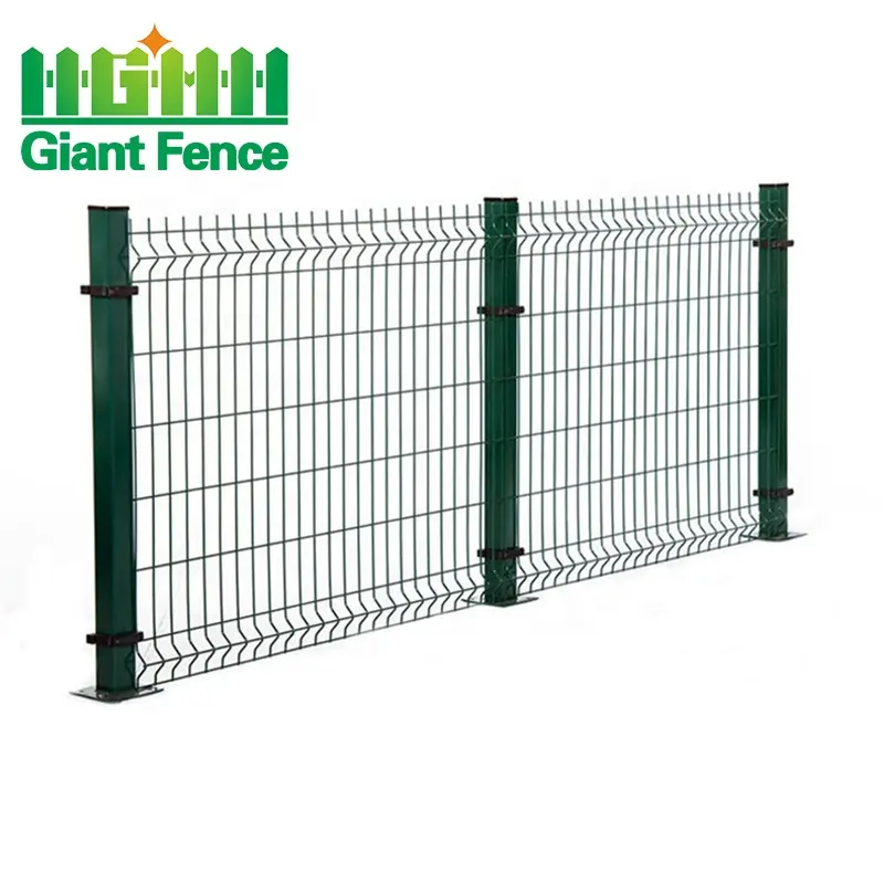 High Quality PVC Welded Galvanized Iron Wire Mesh Panel 3d Garden Perimeter Fencing