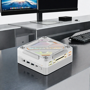Cyberpunk Gamer PC AMD R7 8845HS 7840HS 7735HS Mini PC RGB Light DDR5 2.5G LAN USB4.0 Win11 Mini <strong>Computer</strong> 8K NUC WiFi6 - Product Image 5