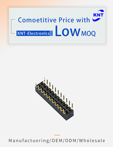 Pitch kadın başlık çift sıra H4.3 W2.54 PCB alt Pin fabrika kaynağı özel 2.0mm 6 8 10 12 16 22 Pins iki taraf Smb OEM / ODM - Product Image 6