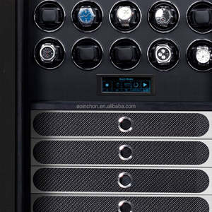 Yangına dayanıklı kaplama ile özelleştirilmiş saat sarıcı kasa elektronik kilit 5 depolama çekmecesi izle güvenli - Product Image 5