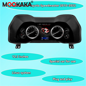 Mais recente Carro digital Cluster Painel de Tela Instrumento Cluster Para Toyota 4Runner 2013-2022 Velocímetro Digital Virtual Cockpit