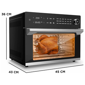 30L Dual Cook Air Fryer Ofen mit großer Kapazität Digitale Timer-Steuerung 18 vor eingestellte Funktionen Elektrisch ölfrei für den Hausgebrauch - Product Image 3