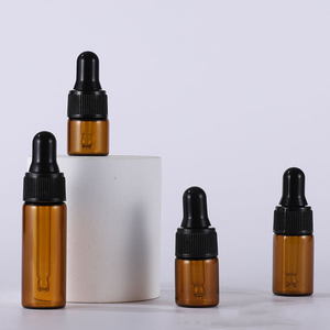 Venta al por mayor 1mL 5ml Frasco de vidrio cuentagotas Muestra portátil Vacío Claro Ámbar Aceite esencial Cuidado DE LA PIEL 2ml 3ml Envase cosmético - Product Image 4