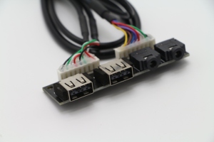 Dual USB 3.0 doppia porta 3.5 Audio PC custodia del Computer pannello anteriore USB interruttore di alimentazione cavo scheda principale supporto OEM ODM - Product Image 3