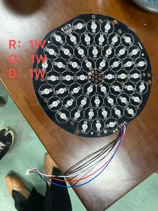 Пчелиный глаз RGBW 3-в-1 54LED 24 В светодиодный зум Омыватель движущийся головной свет - Product Image 6