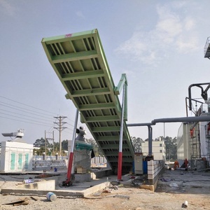 100 Ton Hydraulic <strong>Unloading</strong> Platform Truck <strong>Unloading</strong> Platform for <strong>Unloading</strong> Wheat