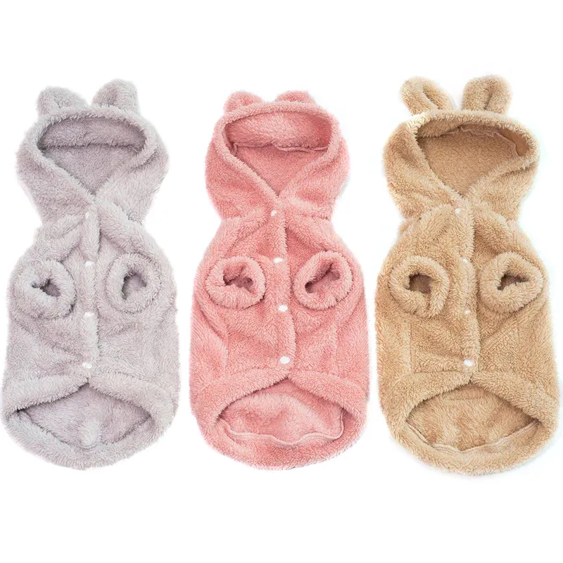 Vêtements pour chiens Super Cozy Jackets/Jumper pour chiens Prix compétitif Design Fleece Small Miedum Cute Dog Clothes