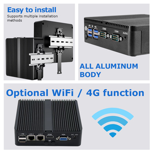 PC Intel Celeron J4125 Quad-core CPU portatile Desktop Computer Windows10 Linux WIFI/4G Mini PC BOX