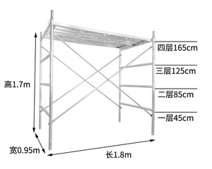 Factory Made Kwikstage <strong>Scaffolding</strong> <strong>System</strong> | Durable Steel <strong>Modular</strong> Scaffold for Construction Use - Product Image 2