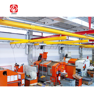 Kompakt yapı malzeme taşıma 100Kg 300Kg 1500Kg modüler vinç dairesel ray lambası görev esnek kombine vinç - Product Image 2