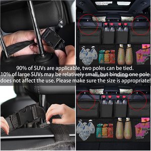 Özelleştirilmiş araba saklama kutusu-Oxford kumaş gövde saklama çantası. Suv, MPVs ve Hatchback otomobilleri için uygundur. Çoklu cepler. - Product Image 5
