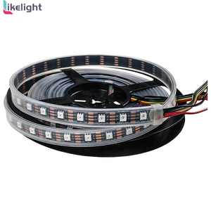 SK9822/APA102 indirizzabile RGB LED Smart striscia di luce, 10mm SMD5050 Pixel striscia, programmabile e impermeabile - Product Image 1