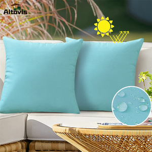 Grosir warna-warni tahan air kustom dicetak bantal lempar untuk piknik berkemah luar ruangan - Product Image 6